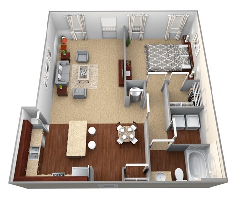 woodstock 1 bedroom a3 alt